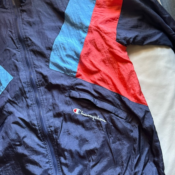 Champion vintage navy windbreaker - Picture 4 of 6